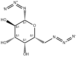 β-D-Galactopyranosyl azide, 6-azido-6-deoxy- Structure