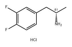 (S)-1-(3,4-difluorophenyl)propan-2-amine hydrochloride Structure