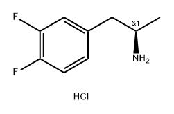 (R)-1-(3,4-difluorophenyl)propan-2-amine hydrochloride Structure