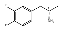 (S)-1-(3,4-difluorophenyl)propan-2-amine 구조식 이미지