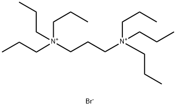 1,3-Propanediaminium, N1,N1,N1,N3,N3,N3-hexapropyl-, bromide (1:2) Structure