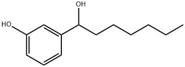 α-Hexyl-3-hydroxybenzenemethanol Structure