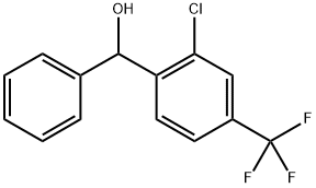 (2-chloro-4-(trifluoromethyl)phenyl)(phenyl)methanol Structure