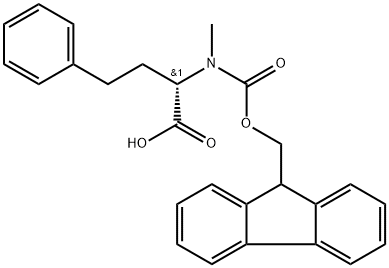 (S)-a-(Fmoc-N-methylamino)benzenebutanoic acid 구조식 이미지