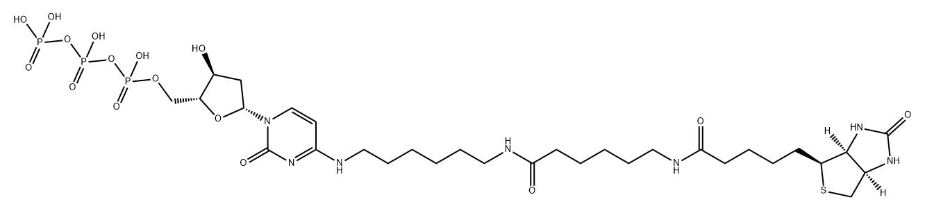 biotin-14-dCTP 구조식 이미지