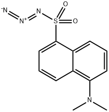 1-Naphthalenesulfonyl azide, 5-(dimethylamino)- Structure