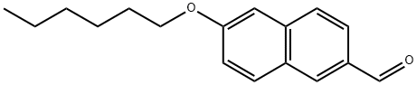 6-(Hexyloxy)-2-naphthalenecarboxaldehyde Structure