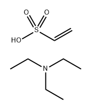 Ethenesulfonic acid, compd. with N,N-diethylethanamine (1:1) 구조식 이미지