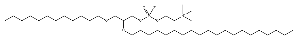 1-도데실-2-에이코실-글리세로-3-포스포콜린 구조식 이미지