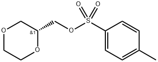 1,4-Dioxane-2-methanol, 2-(4-methylbenzenesulfonate), (2R)- Structure