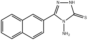 4-Amino-3-(naphthalen-2-yl)-1H-1,2,4-triazole-5(4H)-thione Structure