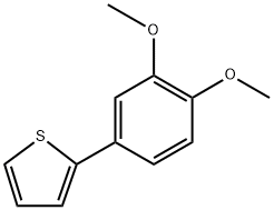 2-(3,4-Dimethoxyphenyl)thiophene Structure