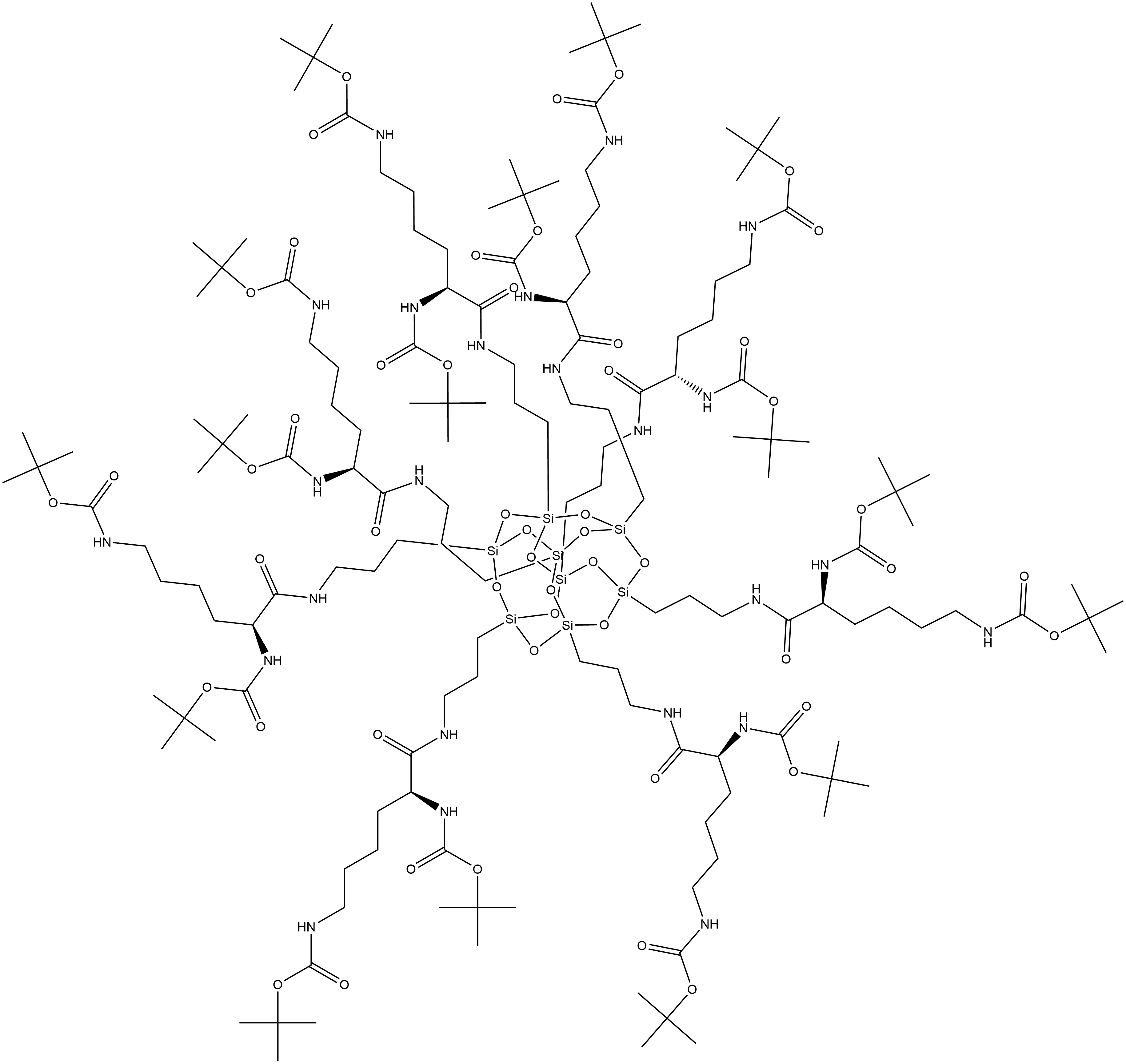 Carbamic acid, N,N',N'',N''',N'''',N''''',N'''''',N''''''',N'''''''',N''''''''',N'''''''''',N''''''''''',N'''''''''''',N''''''''''''',N'''''''''''''',N'''''''''''''''-[pentacyclo[9.5.1.13,9.15,15.17,13]octasiloxane-1,3,5,7,9,11,13,15-octayloctakis[3,1-pro Structure