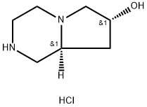 Pyrrolo[1,2-a]pyrazin-7-ol, octahydro-, hydrochloride (1:2), (7R,8aS)- Structure