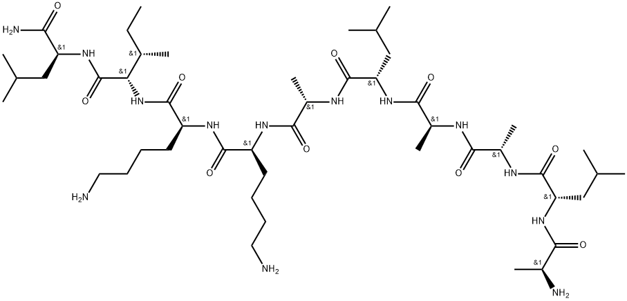 Mastoparan 5 (9CI) Structure