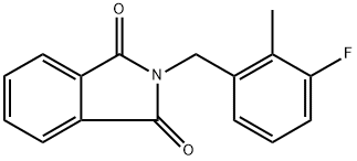 N-(3-Fluoro-2-methylbenzyl)phthalimide Structure