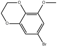 7-bromo-5-methoxy-2,3-dihydrobenzo[b][1,4]dioxine 구조식 이미지