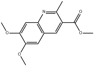 methyl 6,7-dimethoxy-2-methylquinoline-3-carboxylate Structure