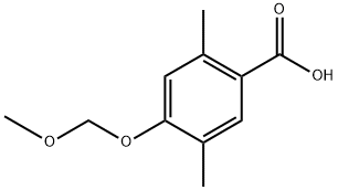 4-(Methoxymethoxy)-2,5-dimethylbenzoic acid Structure