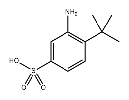 3-amino-4-(tert-butyl)benzenesulfonic acid Structure