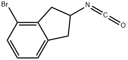 4-bromo-2-isocyanato-2,3-dihydro-1H-indene 구조식 이미지