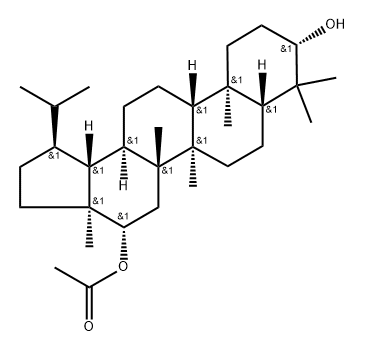 Lupane-3β,16β-diol, 16-acetate (7CI) Structure