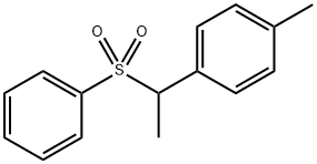 1-methyl-4-(1-(phenylsulfonyl)ethyl)benzene Structure