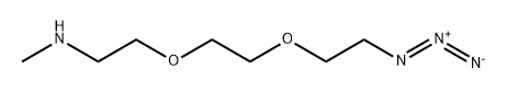 Ethanamine, 2-[2-(2-azidoethoxy)ethoxy]-N-methyl- Structure