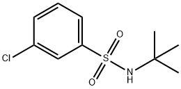 N-(tert-Butyl)-3-chlorobenzenesulfonamide Structure