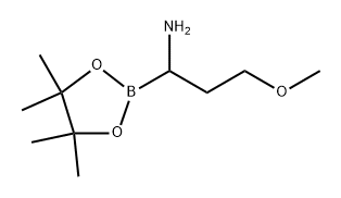 1,3,2-Dioxaborolane-2-methanamine, α-(2-methoxyethyl)-4,4,5,5-tetramethyl- Structure