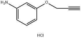 3-(Prop-2-yn-1-yloxy)aniline hydrochloride 구조식 이미지