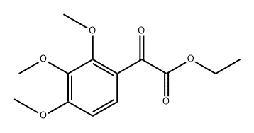 Benzeneacetic acid, 2,3,4-trimethoxy-α-oxo-, ethyl ester 구조식 이미지