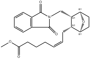 5-Heptenoic acid, 7-[3-[(1,3-dihydro-1,3-dioxo-2H-isoindol-2-yl)methyl]-7-oxabicyclo[2.2.1]hept-2-yl]-, methyl ester, [1S-[1α,2α(Z),3α,4α]]- (9CI) Structure