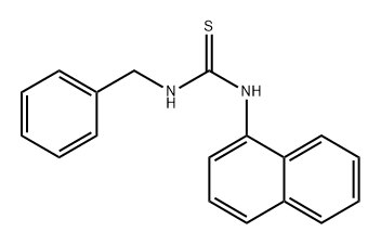 N-BENZYL-N-1-NAPHTYLTHIOUREA Structure