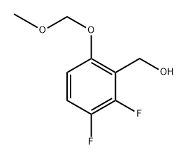 2,3-Difluoro-6-(methoxymethyloxy)benzyl alcohol 구조식 이미지