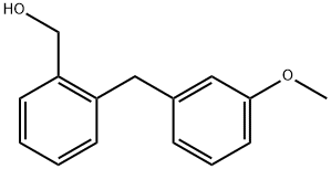 (2-(3-Methoxybenzyl)phenyl)methanol Structure