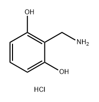 1,3-Benzenediol, 2-(aminomethyl)-, hydrochloride (1:1) 구조식 이미지