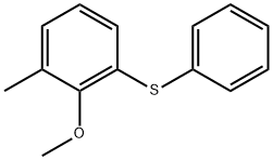 2-Methoxy-1-methyl-3-(phenylthio)benzene Structure