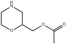 2-Morpholinemethanol, 2-acetate Structure