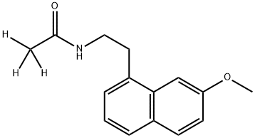 Agomelatine-d3 (acetamide-2,2,2-d3) Structure