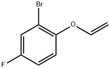 2-Bromo-4-fluoro-1-vinyloxy-benzene Structure