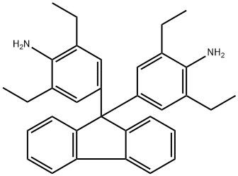 Benzenamine, 4,4'-(9H-fluoren-9-ylidene)bis[2,6-diethyl- (9CI) Structure