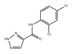 N-(2,4-Dichlorophenyl)-2H-1,2,3-triazole-4-carboxamide Structure