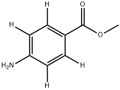 4-Aminobenzoic-2,3,5,6-d4 Acid Methyl Ester 구조식 이미지