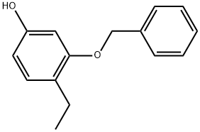 4-Ethyl-3-(phenylmethoxy)phenol Structure