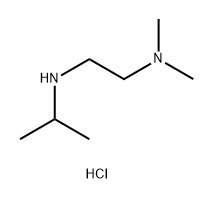 1,2-Ethanediamine, N1,N1-dimethyl-N2-(1-methylethyl)-, hydrochloride (1:2) 구조식 이미지