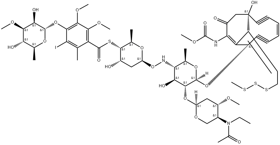 N-Acetyl-Calicheamicin 구조식 이미지