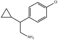 Benzeneethanamine, 4-chloro-β-cyclopropyl- Structure