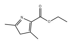 3H-Pyrrole-5-carboxylic acid, 2,4-dimethyl-, ethyl ester Structure