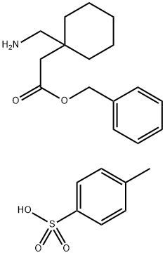 Benzyl 2-(1-(Aminomethyl)cyclohexyl)acetate 4-Methylbenzenesulfonate Structure